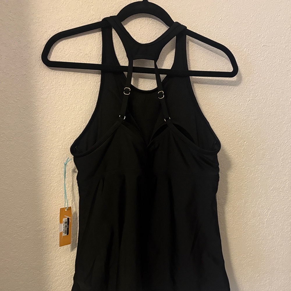 Kona Sol Black Racerback Tank Top - Picture 3 of 4